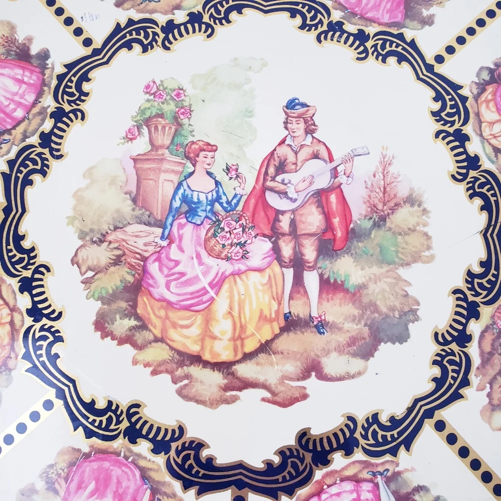Vintage Metal Serving Tray